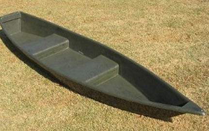 12 Inch Flat Back Pirogue